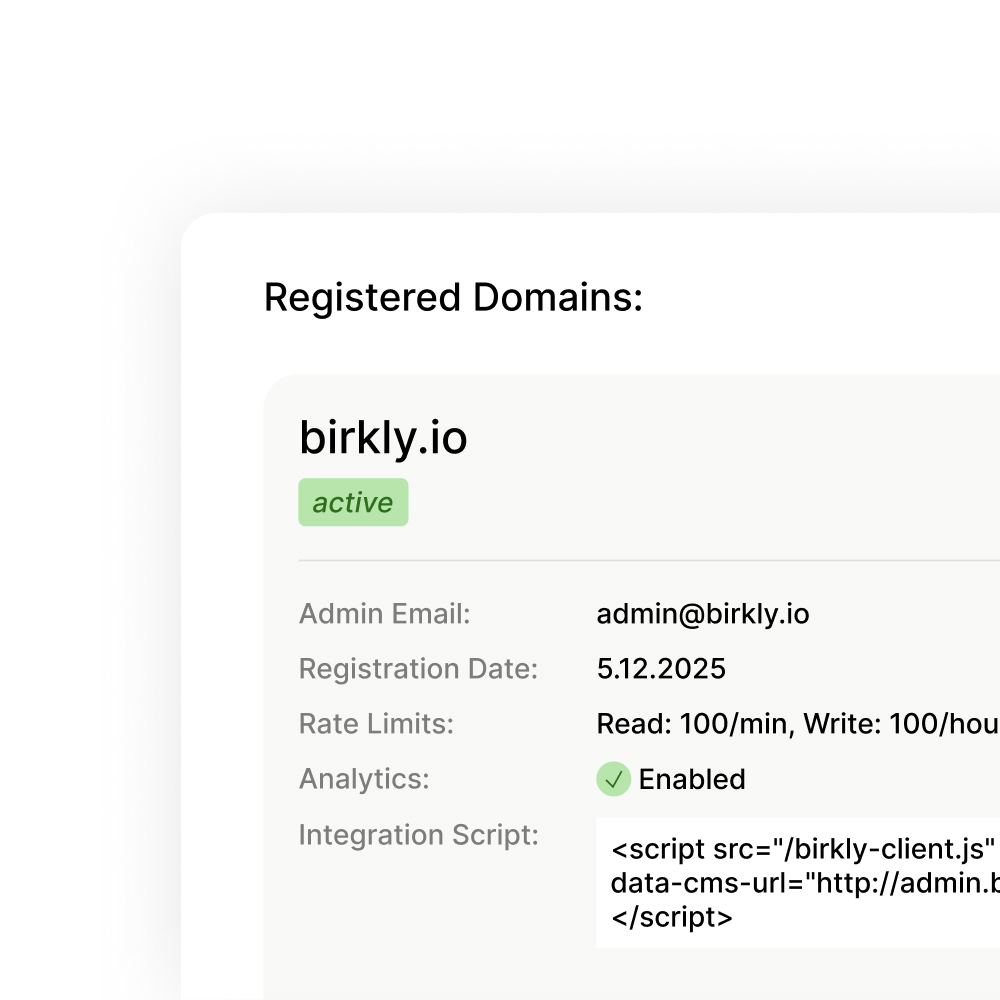 Birkly overview