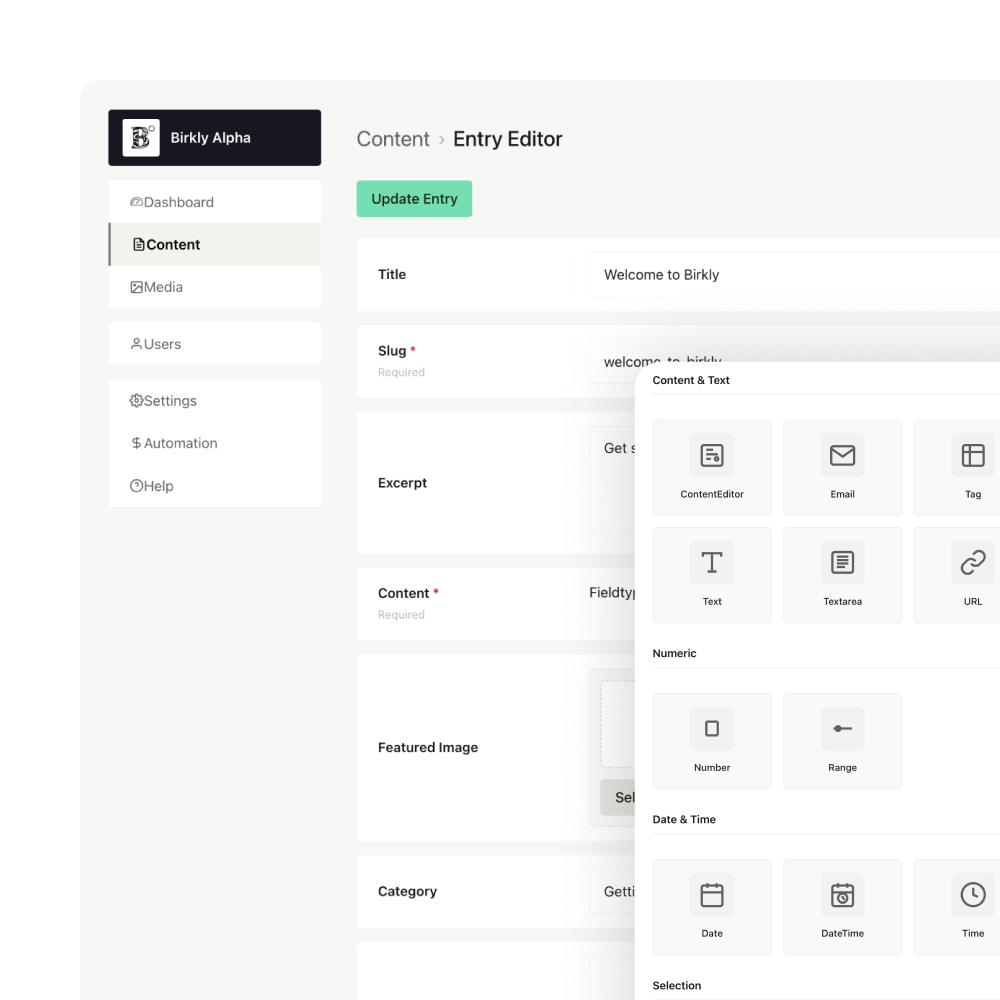 Birkly extensions and plugin model
