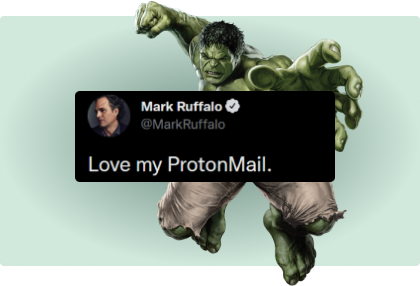 Hulk loves ProtonMail
