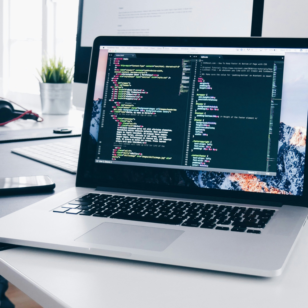 Birkly admin on laptop — content collections in the browser