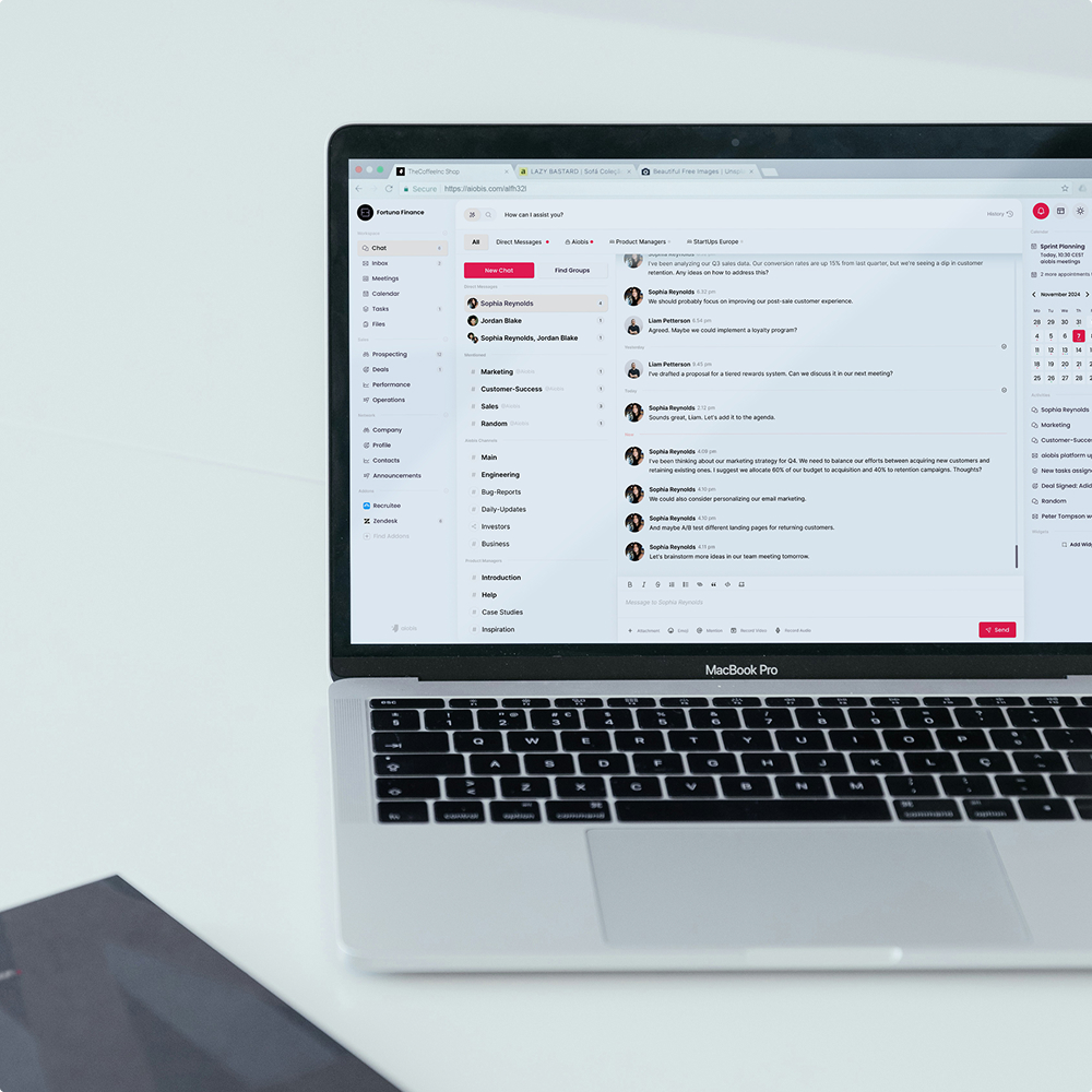 Aiobis web app