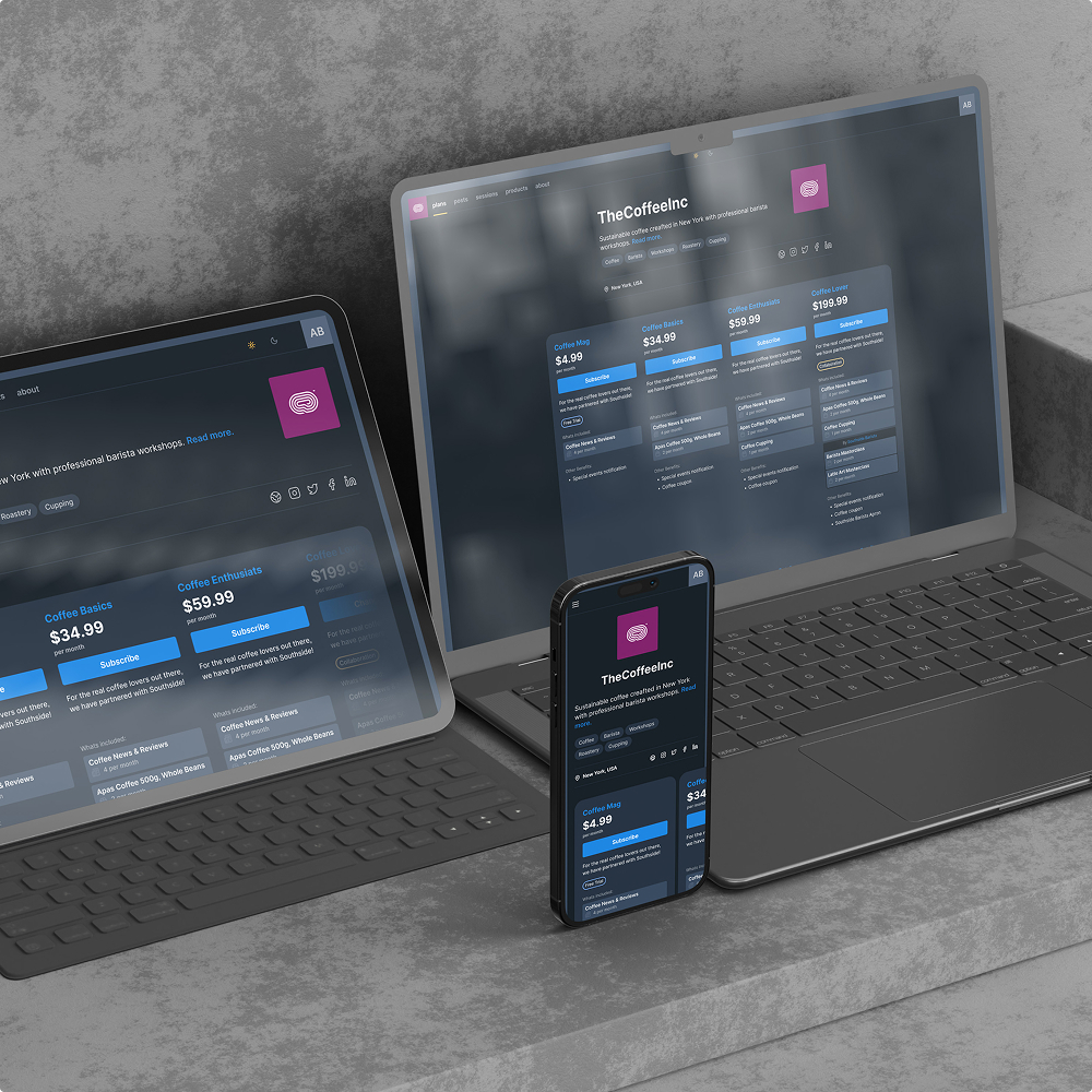 Subkit web app