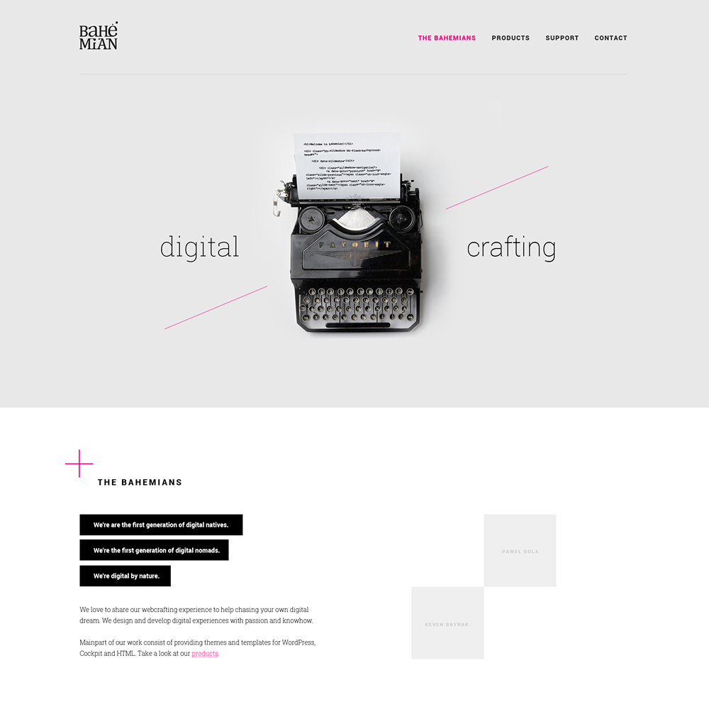 Bahemian Website