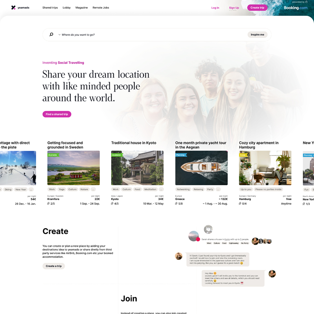 Yeamads website